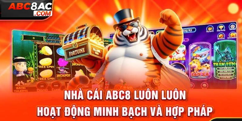 Nhà cái ABC8 hợp pháp với sự công nhận từ các tổ chức lớn