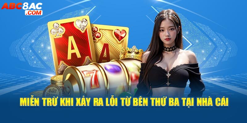 Chính sách miễn trừ trách nhiệm được áp dụng cho phía ABC8